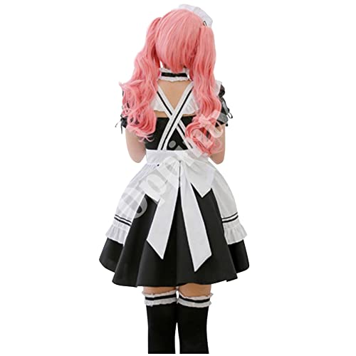 Oppinty Anime Miracle Nikki disfraces de cosplay Lovely Maid outfit vestido de lolita traje de fiesta de Halloween L blanco