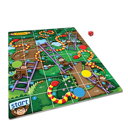 Orchard Toys Jungle Snakes and Ladders - Mini Juego