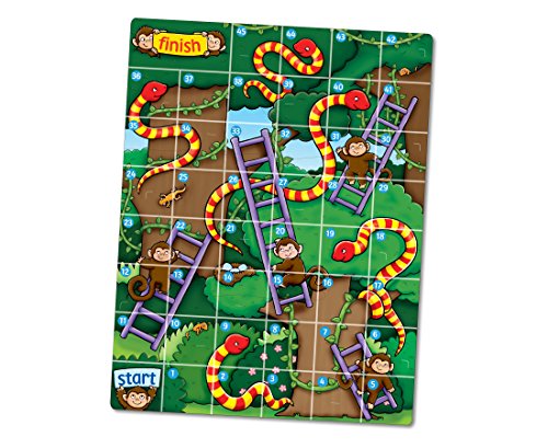 Orchard Toys Jungle Snakes and Ladders - Mini Juego