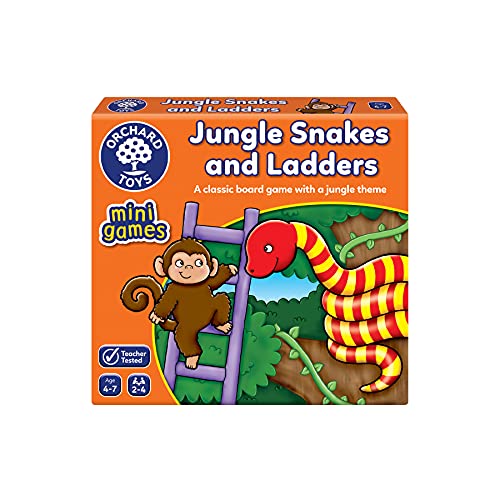 Orchard Toys Jungle Snakes and Ladders - Mini Juego