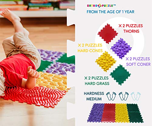 ORTHOPUZZLE Ortopédica Mat sensorial Juego Multicolor