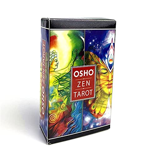 Osho Zen Tarjeta Tarjeta Tarjeta de Juego Inglés Divinación Tarot Fiesta de Vacaciones Juego de Tarjetas Juego de Mesa para Uso Personal