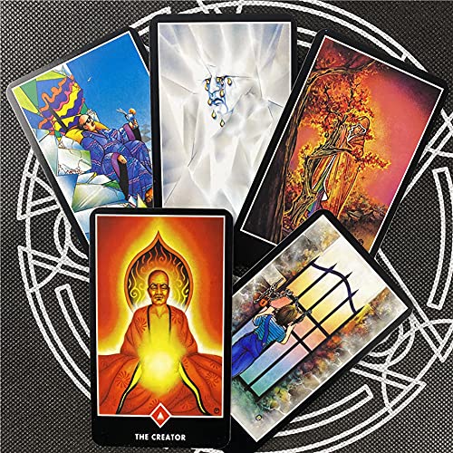 Osho Zen Tarot Card Tarjeta de Juego Inglés Divinación Tarot Tarot Familia Familia Partido Juego de Tarjetas Juego de Mesa para Uso Personal