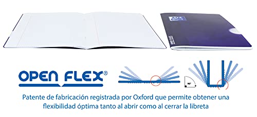 Oxford Openflex 400062603 - Pack de 10 libretas grapadas de tapa blanda, A5+ Liso