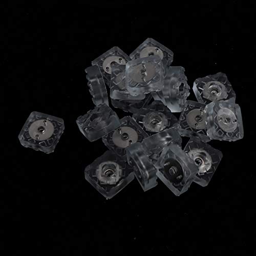 P Prettyia 20pcs Almohadilla de Silicona Antideslizante Parachoques de Ruido Protector de Patas de Sillas Mesas - 22mm Cuadrado