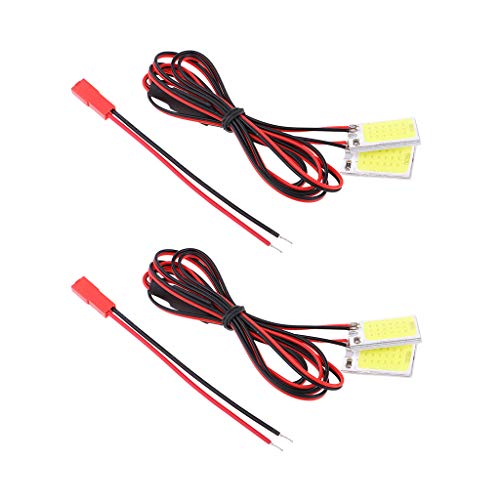 P Prettyia 2X Kit de Luz de Flash Estroboscópico de Alta Frecuencia para RC Drone Quadcopter Piezas de Bricolaje