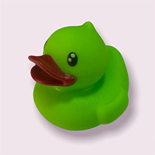 Pack de 4 Patitos y Animalitos de Goma baño en Divertidos Colores. Resistentes al Agua y la Suciedad, Ideales para el baño del bebé. (Patitos Colores)