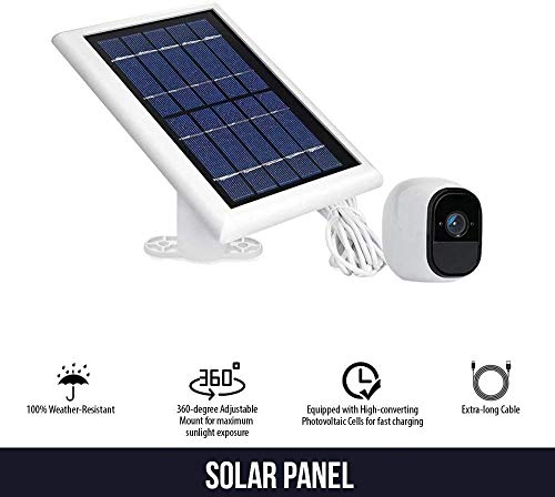 Panel Solar Compatible con Arlo