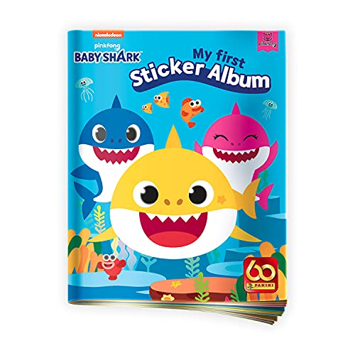 Panini- Pinkfong Baby Shark - Juego de Adhesivos para bebé (BSSTSP)