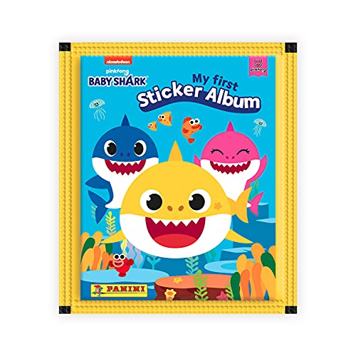 Panini- Pinkfong Baby Shark - Juego de Adhesivos para bebé (BSSTSP)