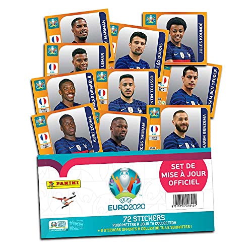 Panini- UEFA Euro 2020 Stickers 2021 TORNAMENTO Edition Set Update (004111BAGG)