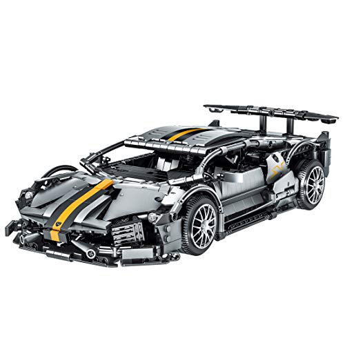 PANQI Kit de construcción de Coche Deportivo Technic para Lamborghini Murcielago 1329 Piezas Modelo de Ladrillos de Coche de Carreras de superdeportivo Compatible con Lego Technic