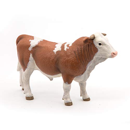 Papo Figura Toro simmental 14,5X4,5X9CM, Multicolor (2051142)