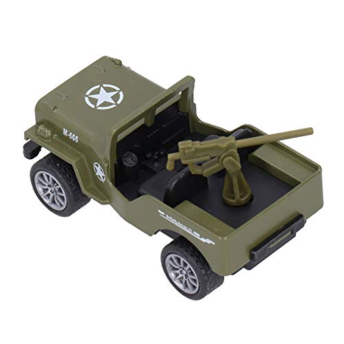 Paquete de 6 juegos de coches militares, modelos de aleación, vehículos de juguete, juguetes del ejército, mini juguete del ejército para niños, niños(6 piezas/juego)