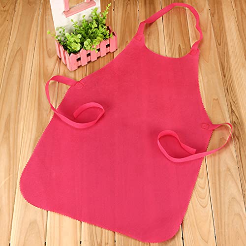 Paquete de 9 baberos de colores, baberos desechables para niños adultos/tela no tejida/mantener la ropa limpia/ideal para manualidades de cocina y barbacoa