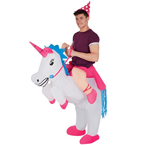 Paseo Adulto En Disfraz Inflable De Unicornio Caballo Mágico Disfrazarse Para Mujer Y Hombre , color/modelo surtido