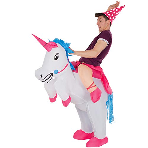 Paseo Adulto En Disfraz Inflable De Unicornio Caballo Mágico Disfrazarse Para Mujer Y Hombre , color/modelo surtido