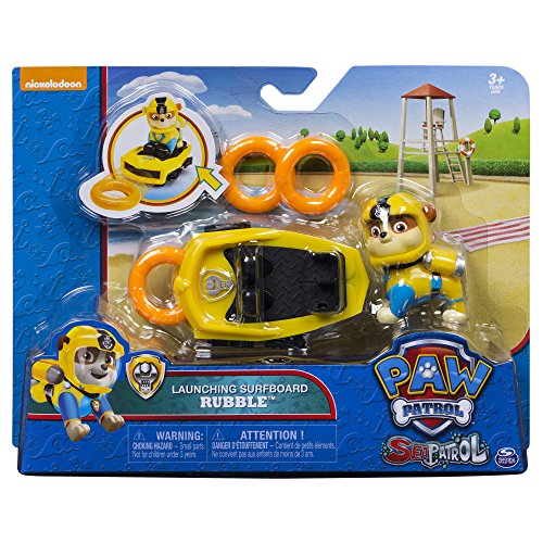 Patrulla Canina Seapatrol Figura Lanzador Rubble (BIZAK 61926733)