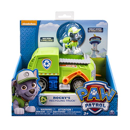 PAW PATROL 6024018 Rocky - Figura Decorativa con vehículo