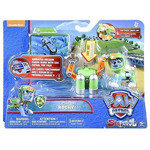 PAW Patrol Sea Patrol Deluxe Rocky - Figura Decorativa