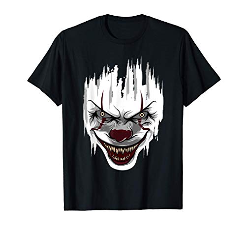 Payaso asesino de Halloween Mime Arlequín Derrador Payasos Camiseta