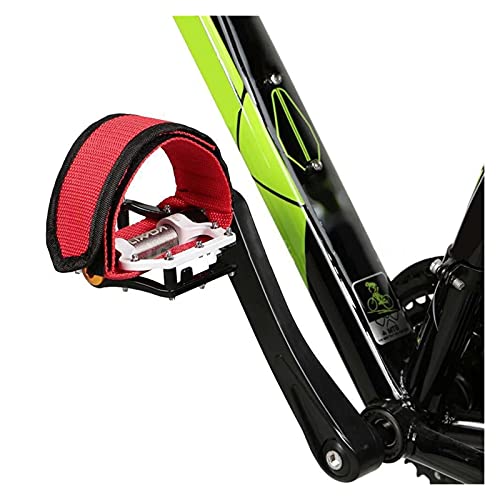 pedales de bicicleta 2pc Nylon Bicycle Pedal Correas Toe Clip Correa Cinturón Adhesivo Bicicleta Pedal Pedal Cinta Fija Engranaje Bicicleta Ciclismo Fijación Cubierta repuesto de pedales bicicleta