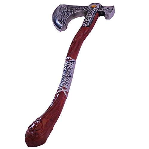 PEJHQY Hecho a Mano 1/1 God of War 4 Axe Kratos Axe 100% Resina Figura de Juego de Gran tamaño 83x30cm DIY Cosplay