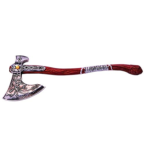 PEJHQY Hecho a Mano 1/1 God of War 4 Axe Kratos Axe 100% Resina Figura de Juego de Gran tamaño 83x30cm DIY Cosplay