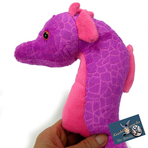 Peluche de caballito de mar, color rosa, 24 cm