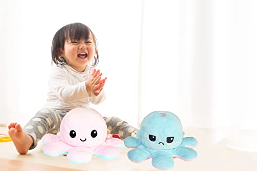 Peluche de pulpo reversible