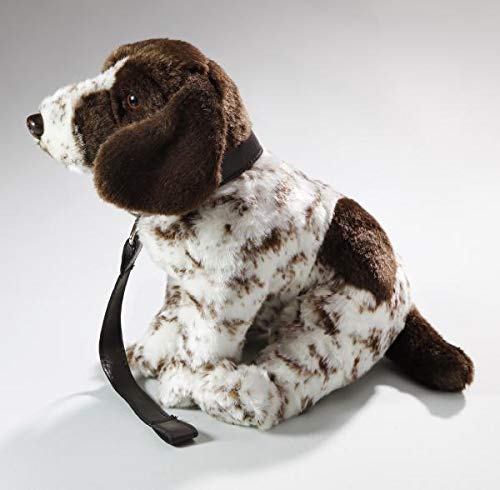 Peluche - Perro de Caza, Pointer Inglés con Correa (Felpa, 27cm) [Juguete] 2725