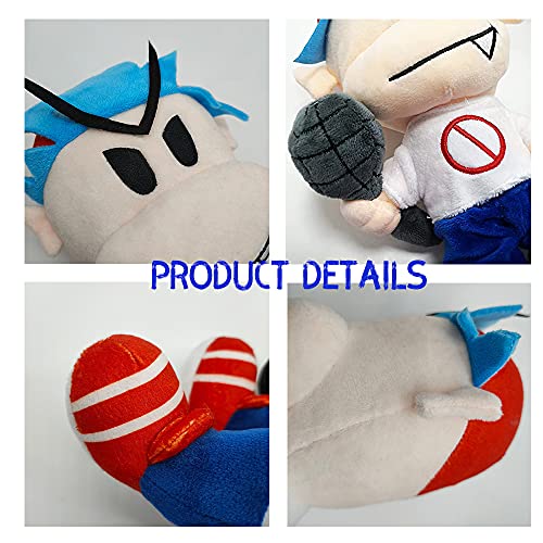 Peluche Sonic.exe navideño de 15 Pulgadas, Felpa sónica Oscura y sanguinolenta, muñecos de Peluche de Animales de Peluche, Regalos navideños niños, niñas o fanáticos (Sonic.exe)