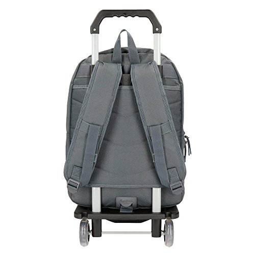 Pepe Jeans Cross Mochila con carro, 44 cm, color Gris