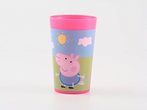 Peppa Pig 748607 - Vaso (7 x 7 x 13 cm), Color Rosa