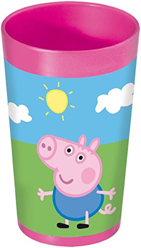 Peppa Pig 748607 - Vaso (7 x 7 x 13 cm), Color Rosa