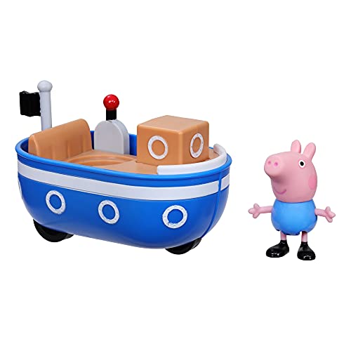 Peppa Pig Adventures-Barco pequeño (7,5 cm), Inspirado en la Serie a Partir de 3 años (Hasbro F2741FF2)