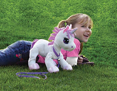 Peppy Pup- Peluche de Unicornio Que Camina, Multicolor (Giochi Preziosi Spagna PEP02010)