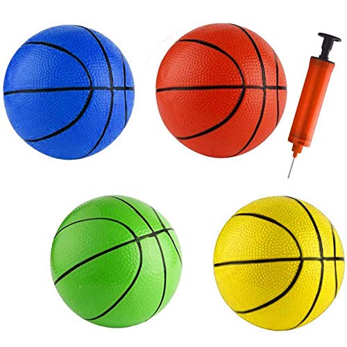 Pequeña Piscina Balones Balones de Playa 6"16 cm Bouncy Balls Niños pequeños Reemplazo de Goma Baloncesto Juguete Deportivo para Aros de Baloncesto Niños Bebé Niños Niñas Adultos Patio