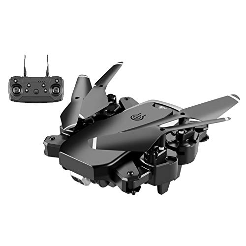 Perfeclan Dron S60 con cámara Dual 4K 1080P, Dron WiFi FPV para Adultos con cámara de Gran Angular 4K HD 2000Mah de Largo Tiempo de Vuelo Plegable RC Quadcopter - 1080P 1 Batería