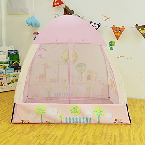 perfeclan Tienda de Campaña Infantil Carpa de Juego Plegable de Cuna Toldo Mosquitera para Decoración de Ropa de Cama