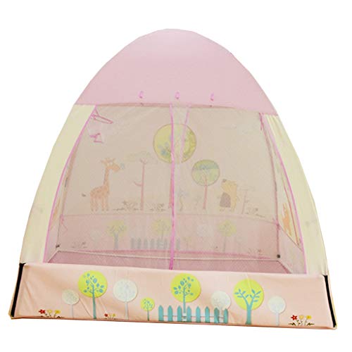 perfeclan Tienda de Campaña Infantil Carpa de Juego Plegable de Cuna Toldo Mosquitera para Decoración de Ropa de Cama