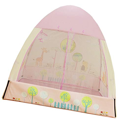 perfeclan Tienda de Campaña Infantil Carpa de Juego Plegable de Cuna Toldo Mosquitera para Decoración de Ropa de Cama