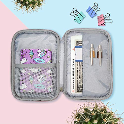 Perfil estilizado Unicorn Head Pen Papelería Bolsa Cosmética Maquillaje Bolsa Estuche de lápices Bolsa Monedero Mariquita para estudiante Chica Niño Niños Cremallera