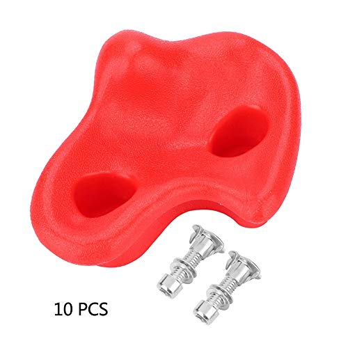 Piedra de Pared de Escalada de 3 Colores, Piedra de Escalada en Roca, Corredores para niños, Parques de Atracciones para escuelas para Jardines de Infancia(Red)