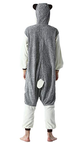 Pijama Animal Entero Unisex para Adultos con Capucha Cosplay Pyjamas Ropa de Dormir Kigurumi Traje de Disfraz para Festival de Carnaval Halloween Navidad Erizo