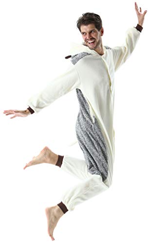 Pijama Animal Entero Unisex para Adultos con Capucha Cosplay Pyjamas Ropa de Dormir Kigurumi Traje de Disfraz para Festival de Carnaval Halloween Navidad Erizo