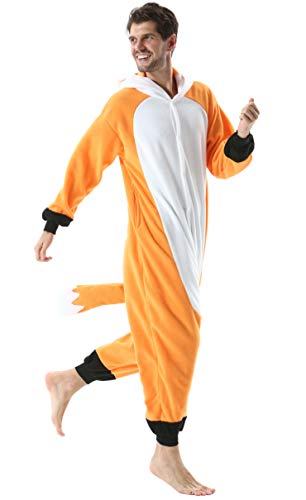 Pijama Animal Entero Unisex para Adultos con Capucha Cosplay Pyjamas Ropa de Dormir Kigurumi Traje de Disfraz para Festival de Carnaval Halloween Navidad Jirafa