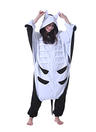 Pijama Animal Entero Unisex para Adultos con Capucha Cosplay Pyjamas Ropa de Dormir Traje de Disfraz para Festival de Carnaval Halloween Navidad Manta Rayas XL(178-187CM)