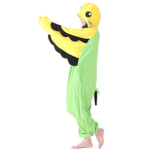 Pijama de lana polar Kigurumi para adultos para mujeres y hombres, pijama de animales de dibujos animados para fiesta de disfraces de Carnaval de Halloween