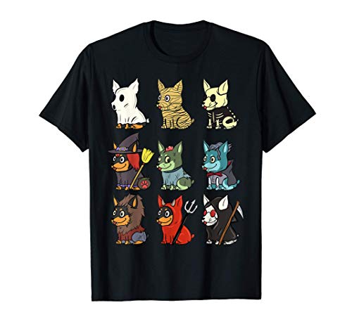 Pinscher Miniatura Disfraz De Halloween Perro Camiseta